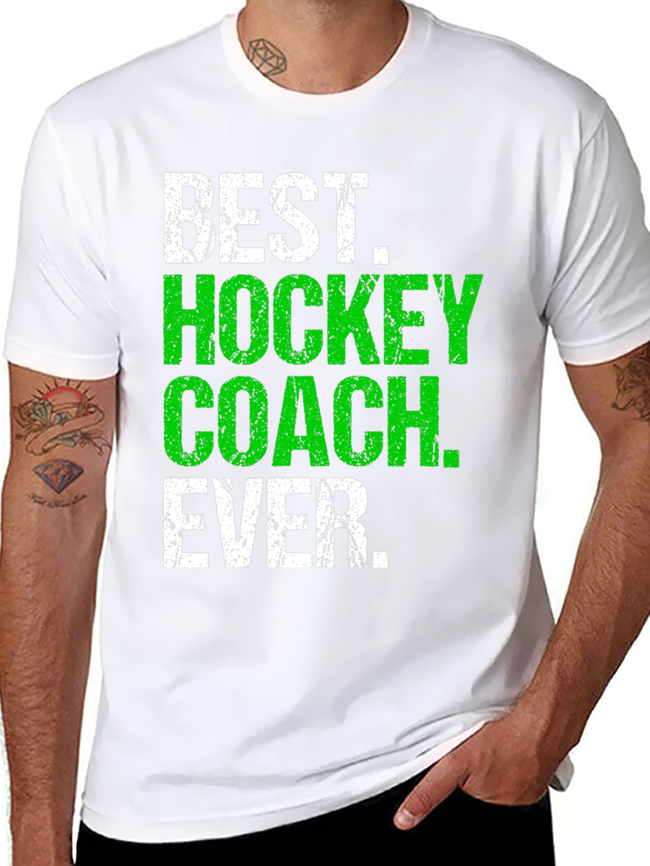 Best Hockey Coach Ever Graphic Tee