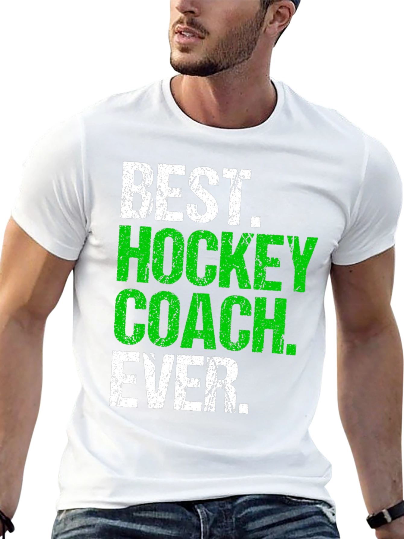 Best Hockey Coach Ever Graphic Tee