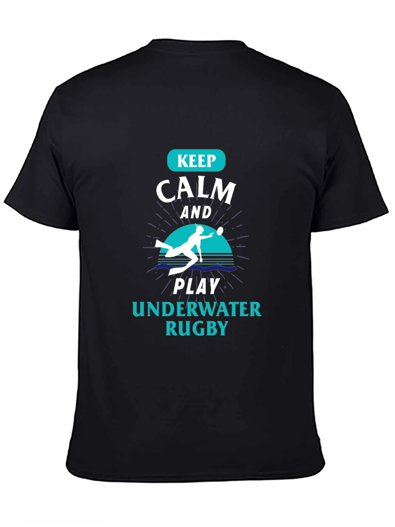 Keep Calm Underwater Rugby T-Shirt
