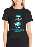 Keep Calm Underwater Rugby T-Shirt