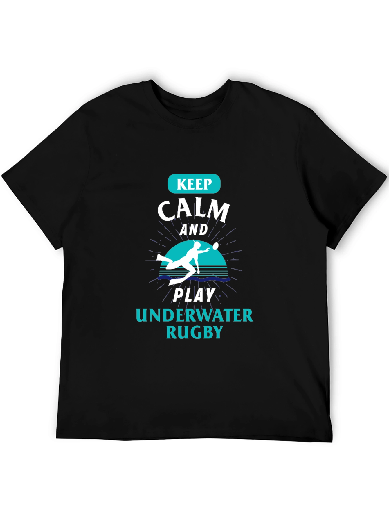Keep Calm Underwater Rugby T-Shirt