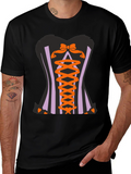 Corset Halloween Graphic T-Shirt