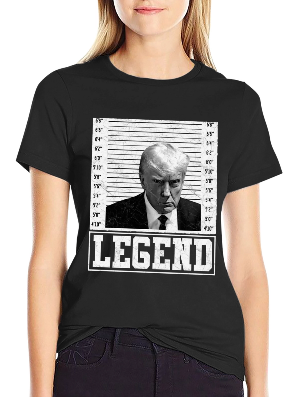 Legend Trump Mugshot T-Shirt - Bold Statement Tee