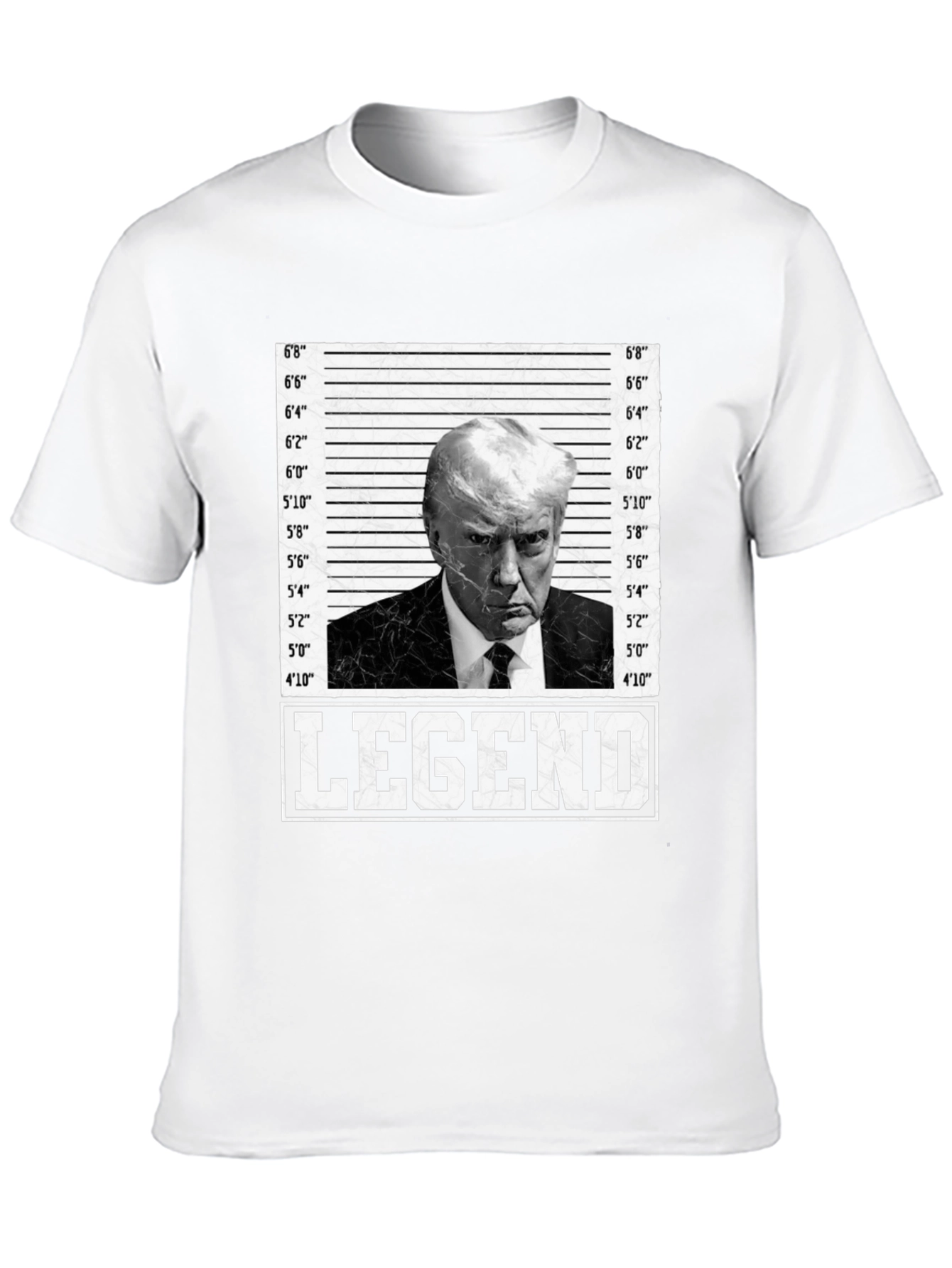 Legend Trump Mugshot T-Shirt - Bold Statement Tee