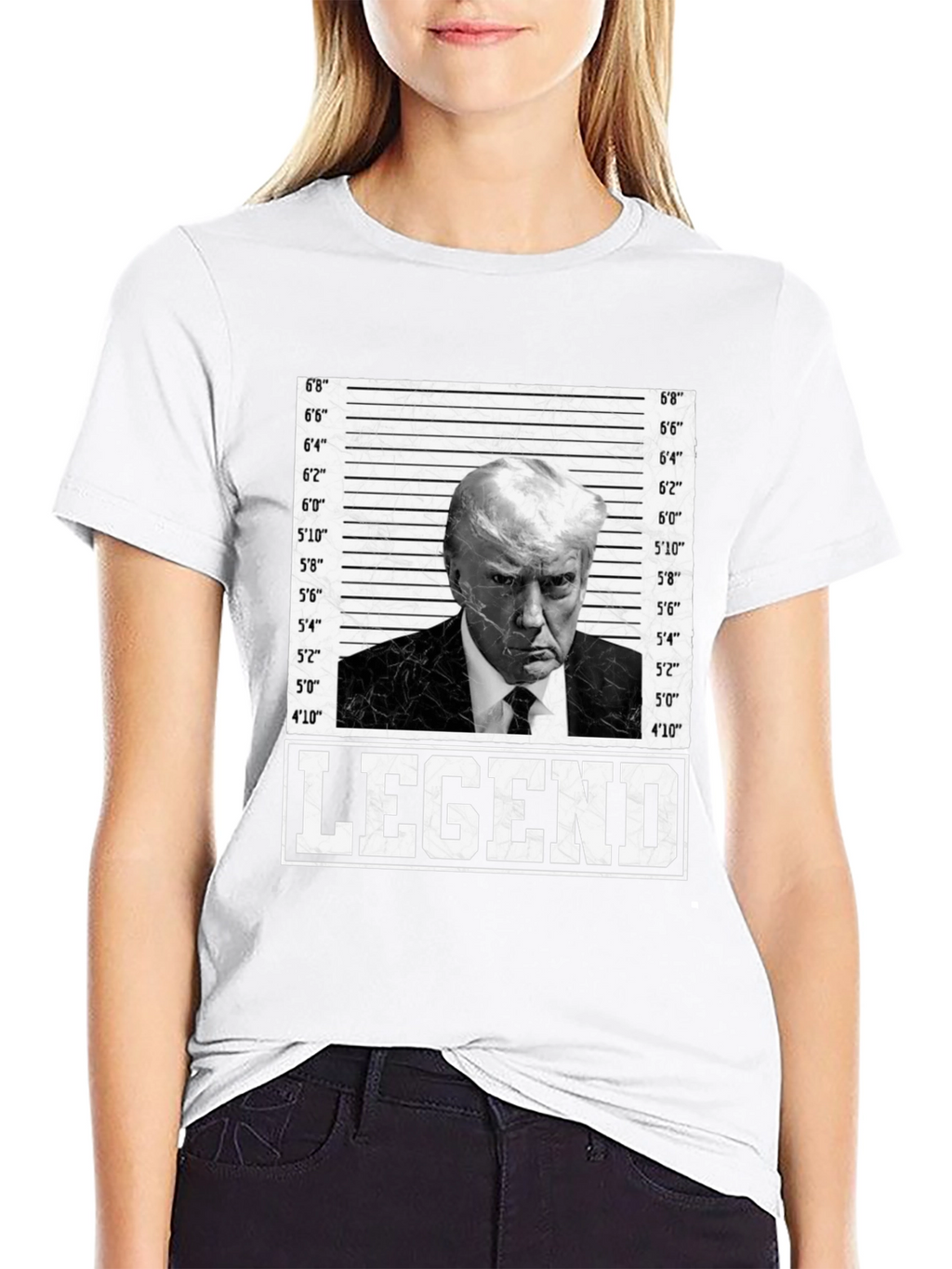 Legend Trump Mugshot T-Shirt - Bold Statement Tee