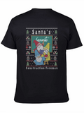Santas Favorite Construction Foreman Christmas T-Shirt