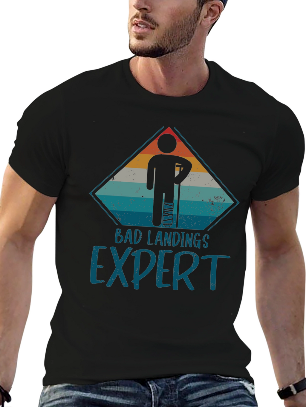 Bad Landings Expert Graphic T-Shirt