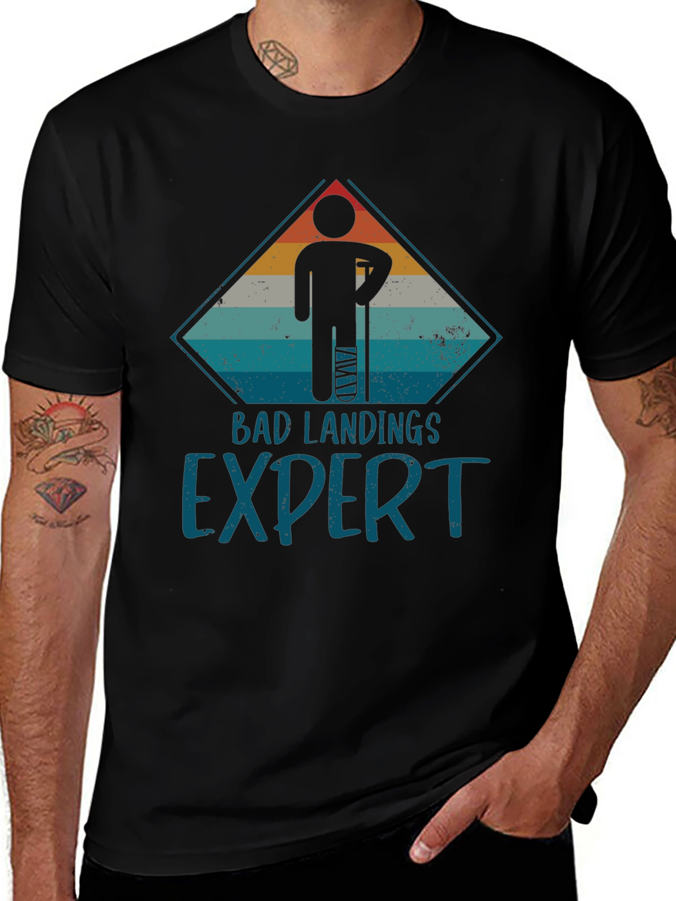 Bad Landings Expert Graphic T-Shirt