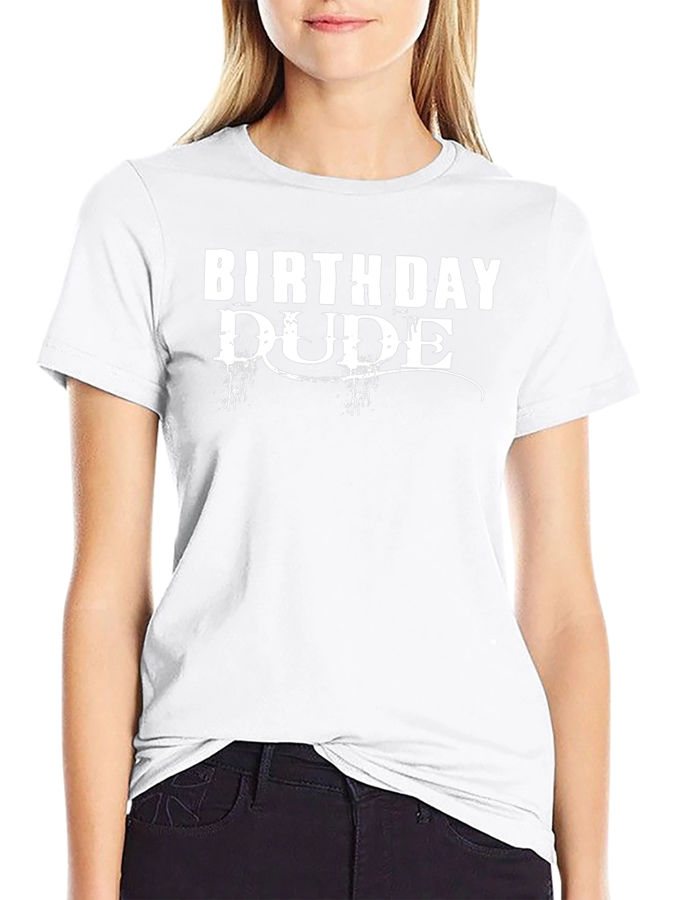 Birthday Dude Graphic Tee - Mens Black T-Shirt
