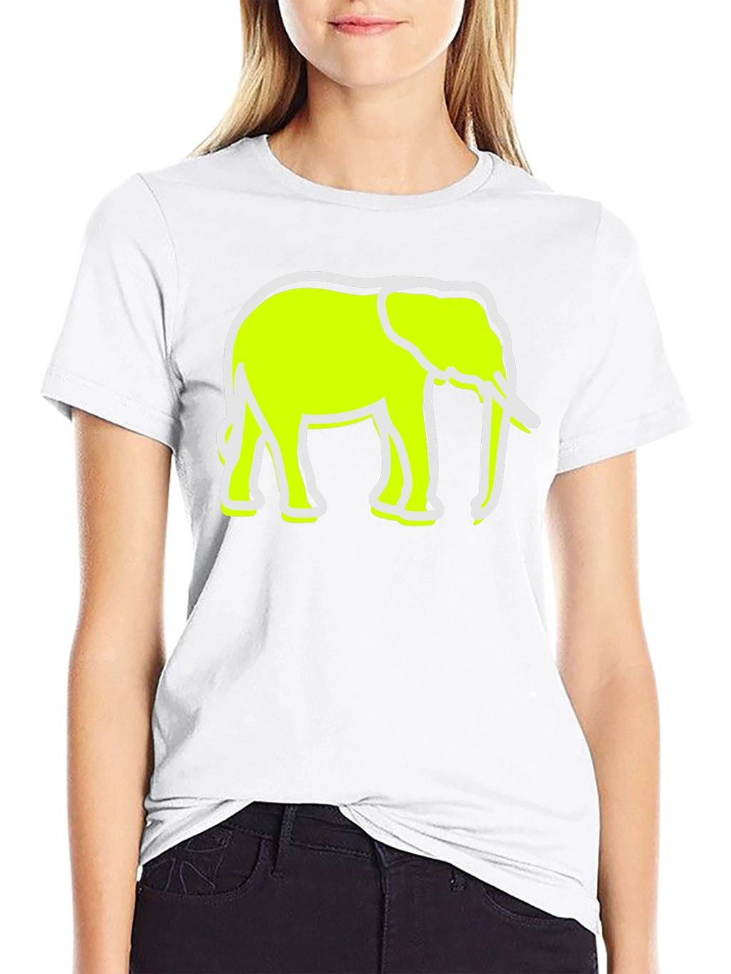 Elephant Graphic Tee - Black Casual Shirt