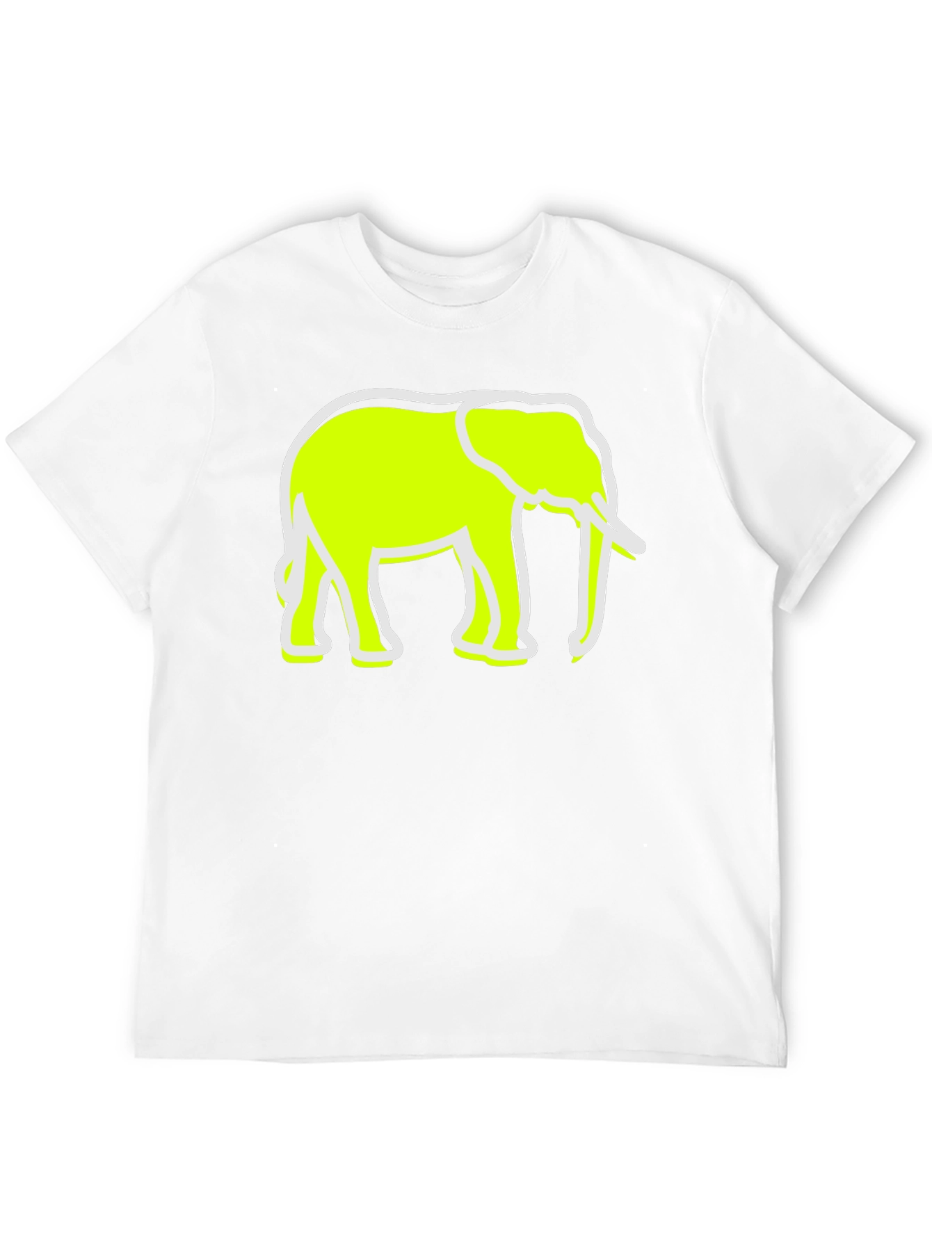 Elephant Graphic Tee - Black Casual Shirt