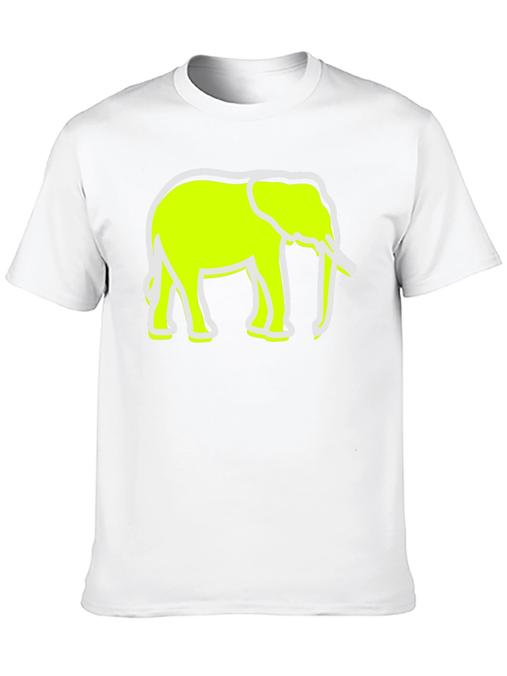 Elephant Graphic Tee - Black Casual Shirt