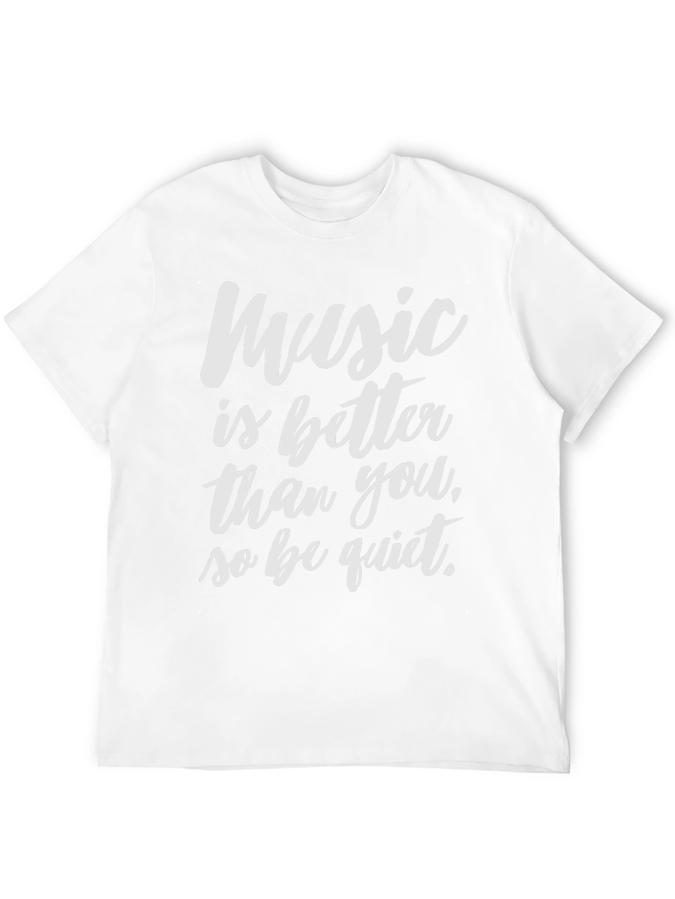 Music Lover Black T-Shirt: Better Than You!