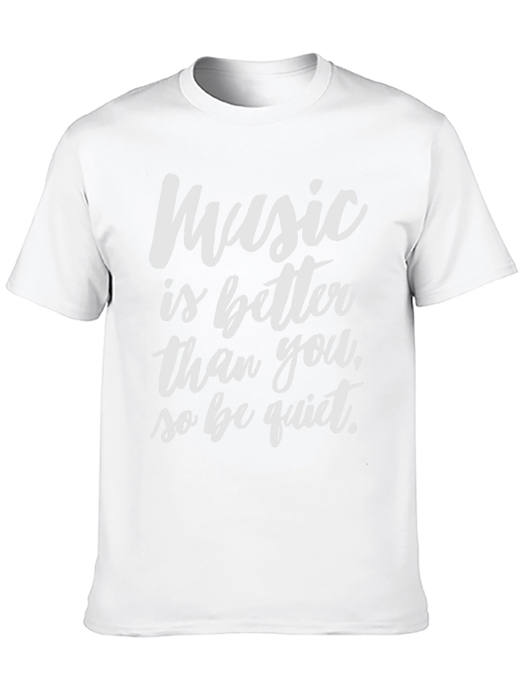 Music Lover Black T-Shirt: Better Than You!