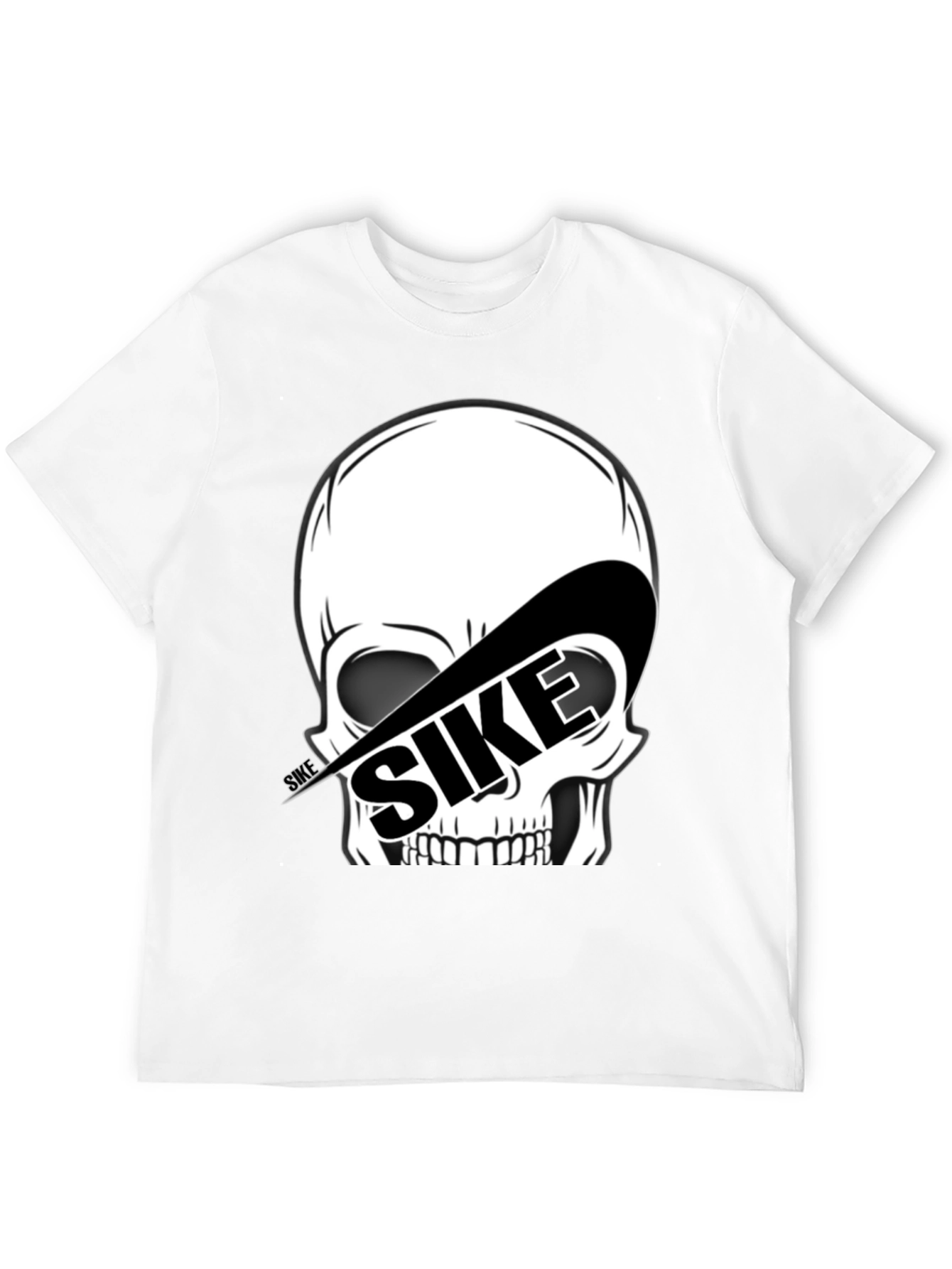 SIKE Skull Graphic Tee - Black