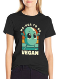 Ha-Pea To Be Vegan T-Shirt