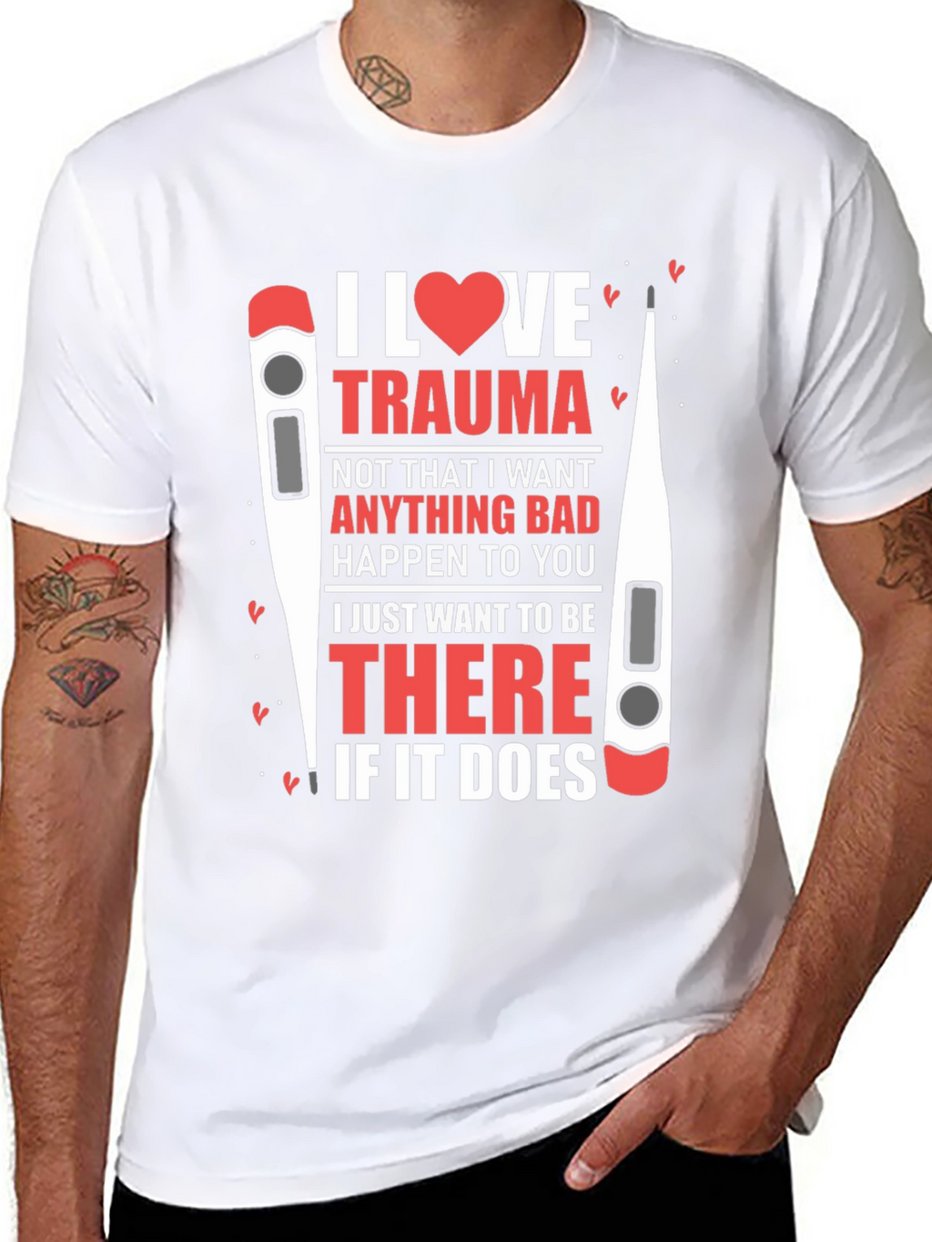 I Heart Trauma T-Shirt - Medical Humor