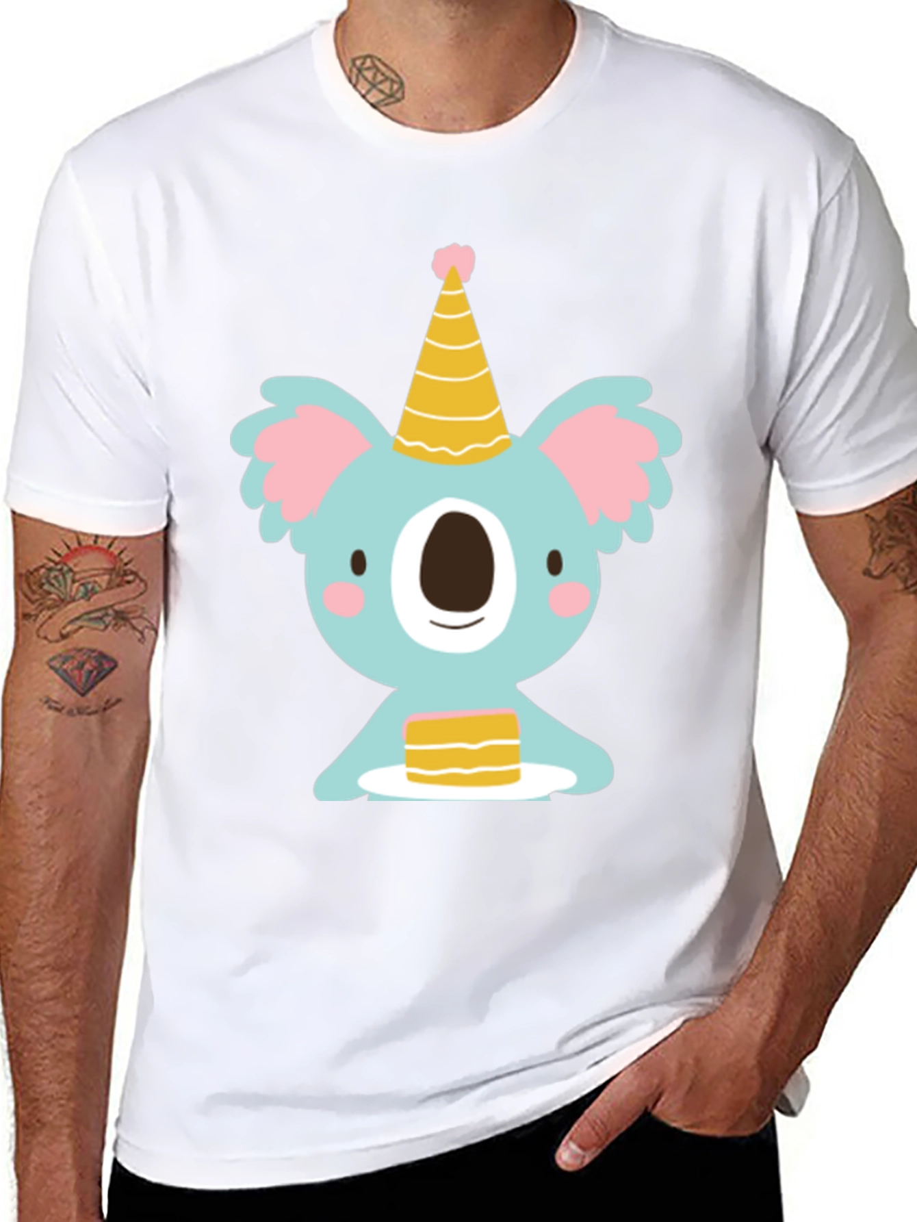 Koala Birthday Party T-Shirt - Cute Cartoon Tee