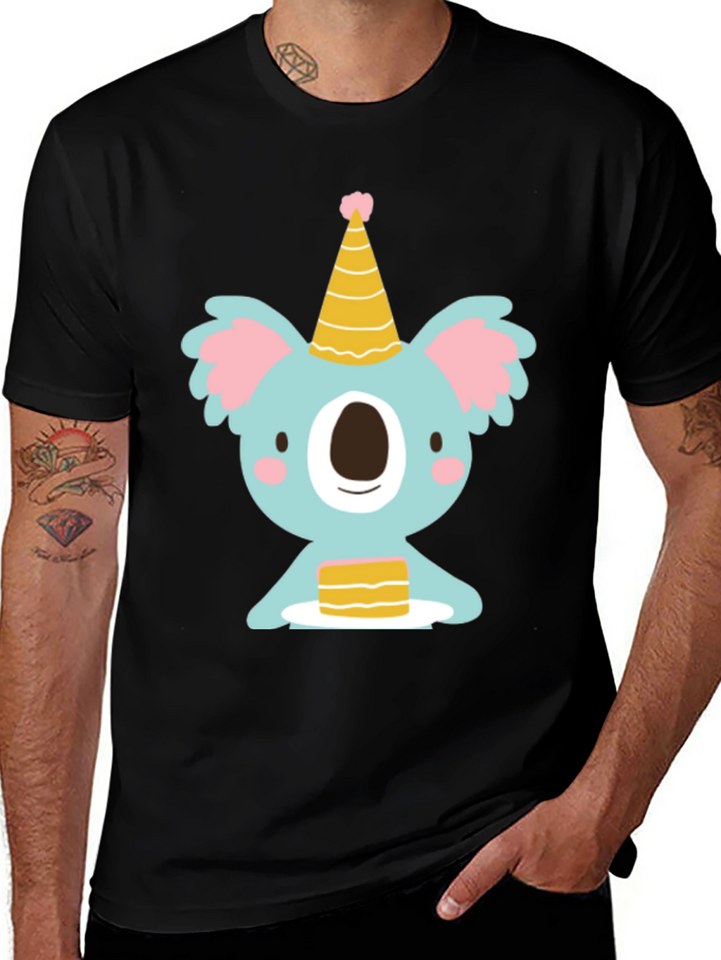 Koala Birthday Party T-Shirt - Cute Cartoon Tee