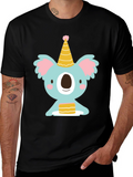 Koala Birthday Party T-Shirt - Cute Cartoon Tee