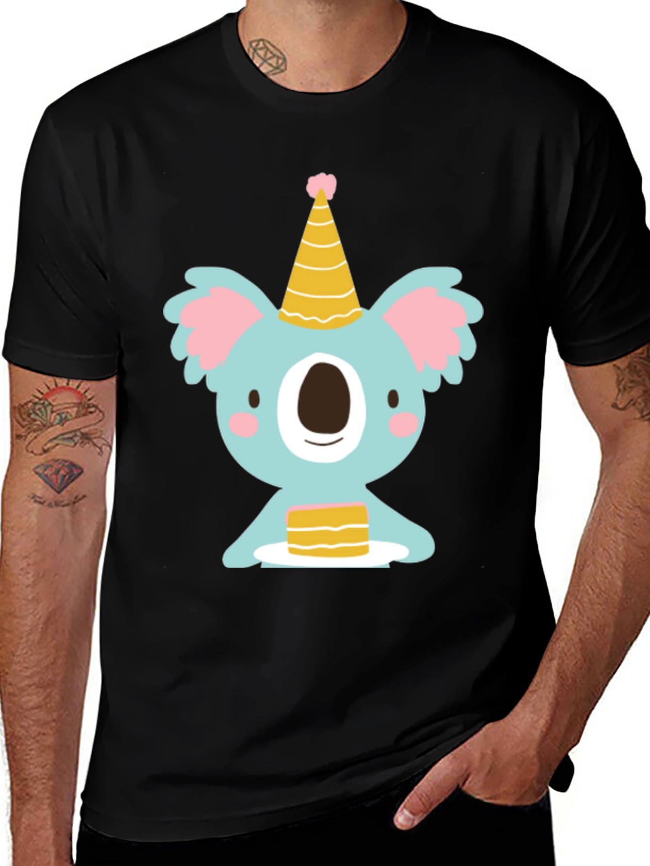 Koala Birthday Party T-Shirt - Cute Cartoon Tee