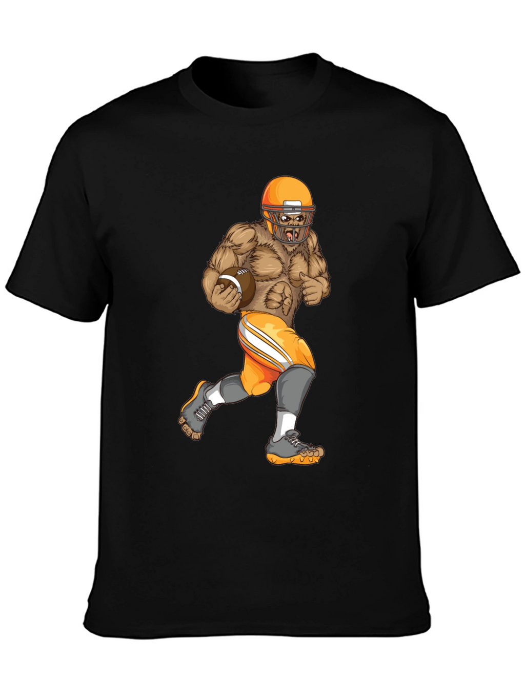 Gorilla Football Player T-Shirt