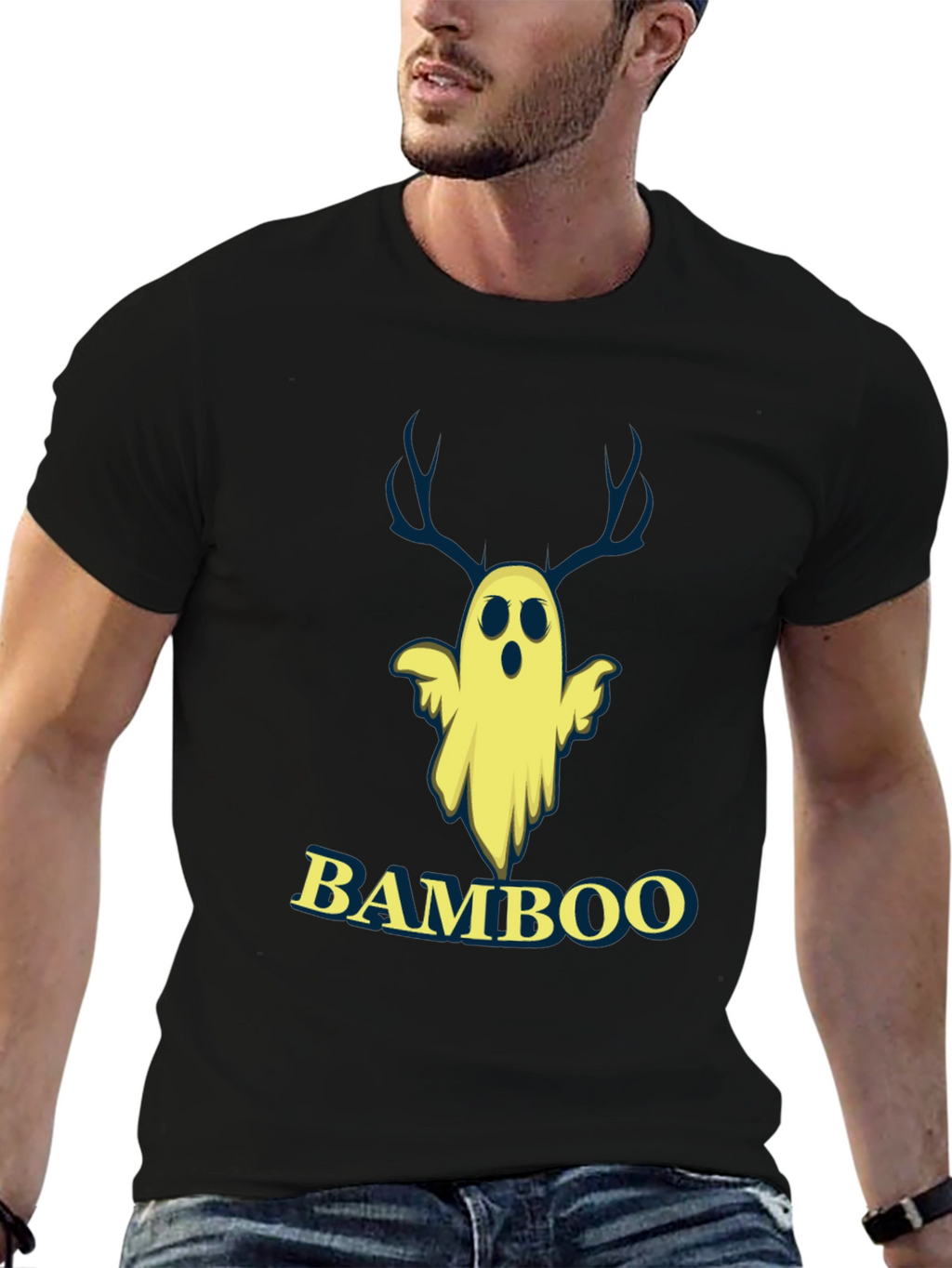 Ghost Deer Bamboo T-Shirt