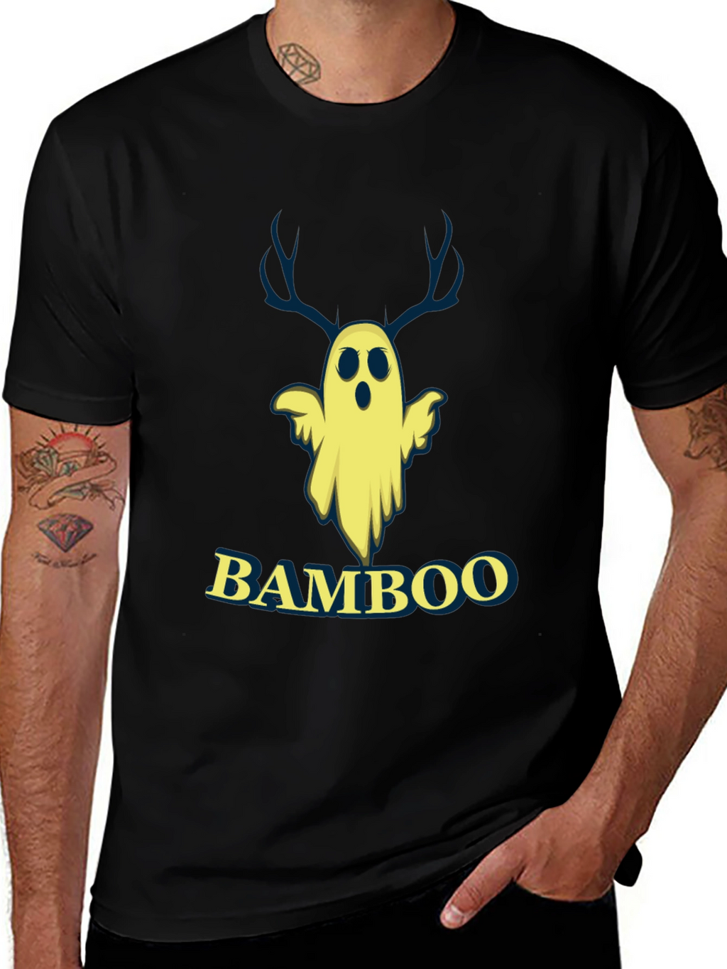 Ghost Deer Bamboo T-Shirt