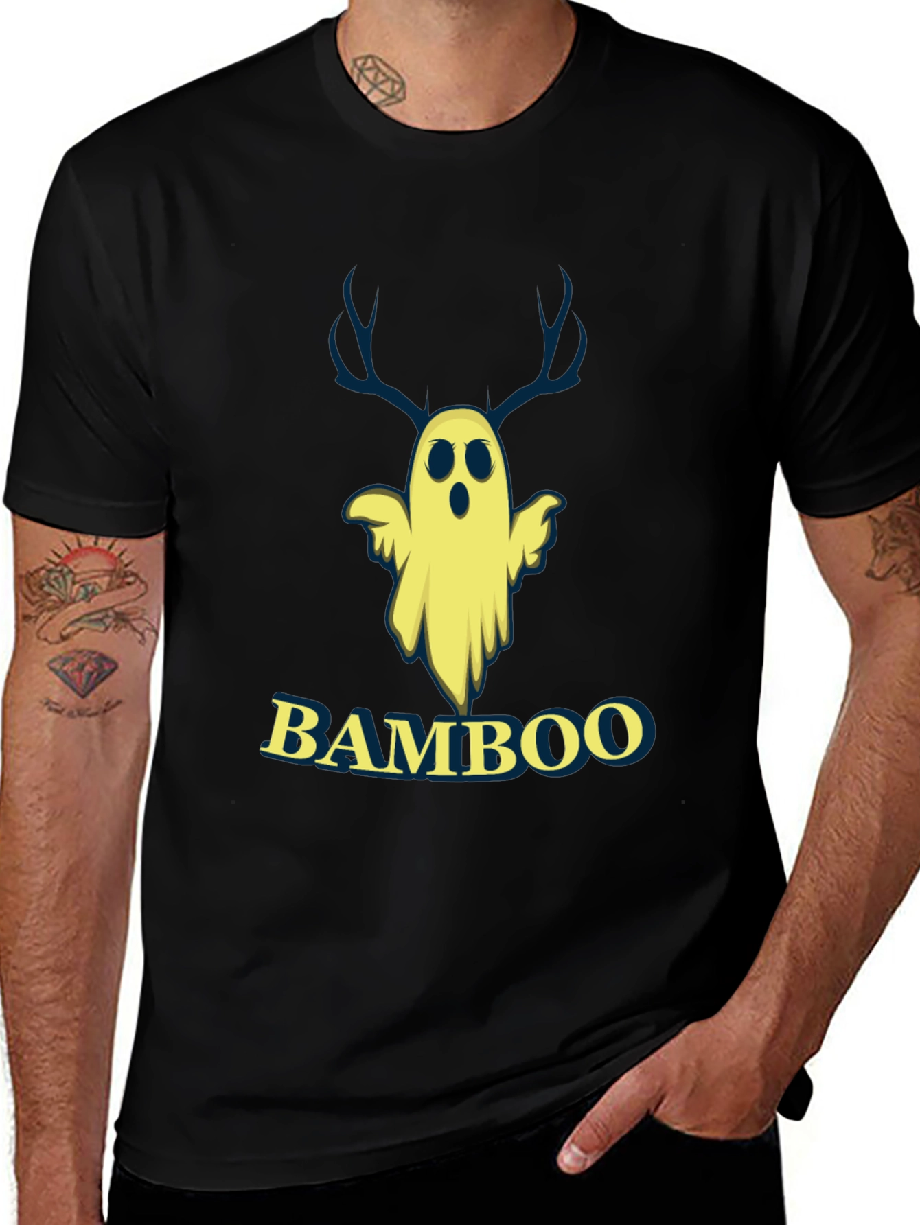 Ghost Deer Bamboo T-Shirt