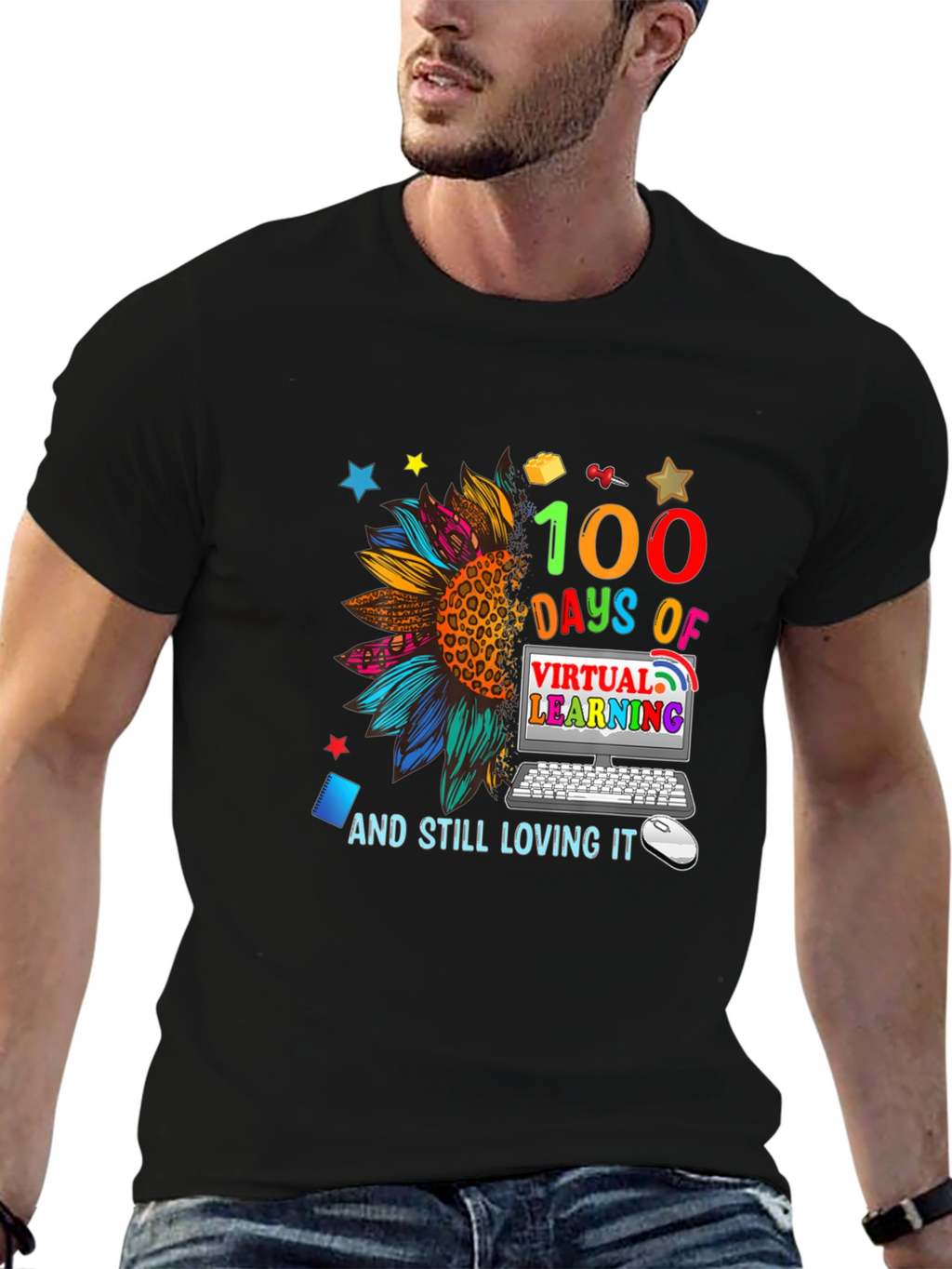 100 Days Virtual Learning T-Shirt