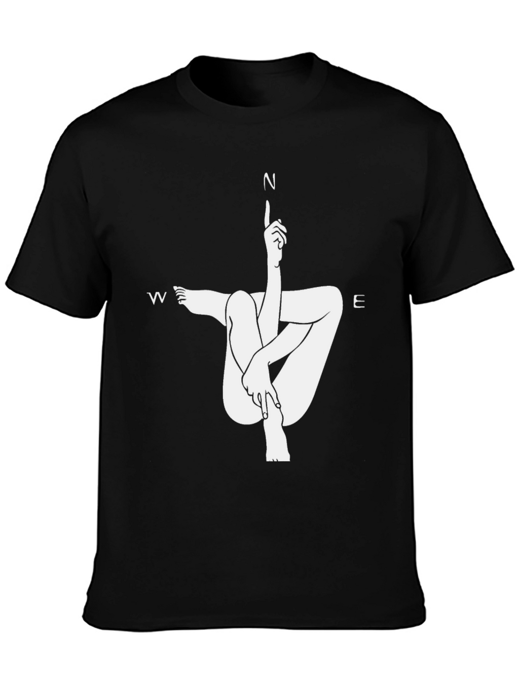 Unique Compass Direction Graphic Tee