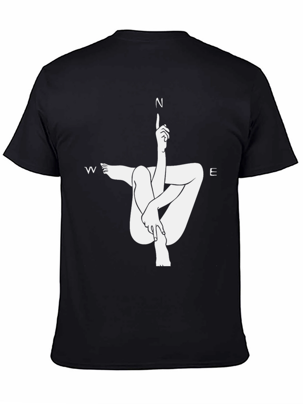 Unique Compass Direction Graphic Tee