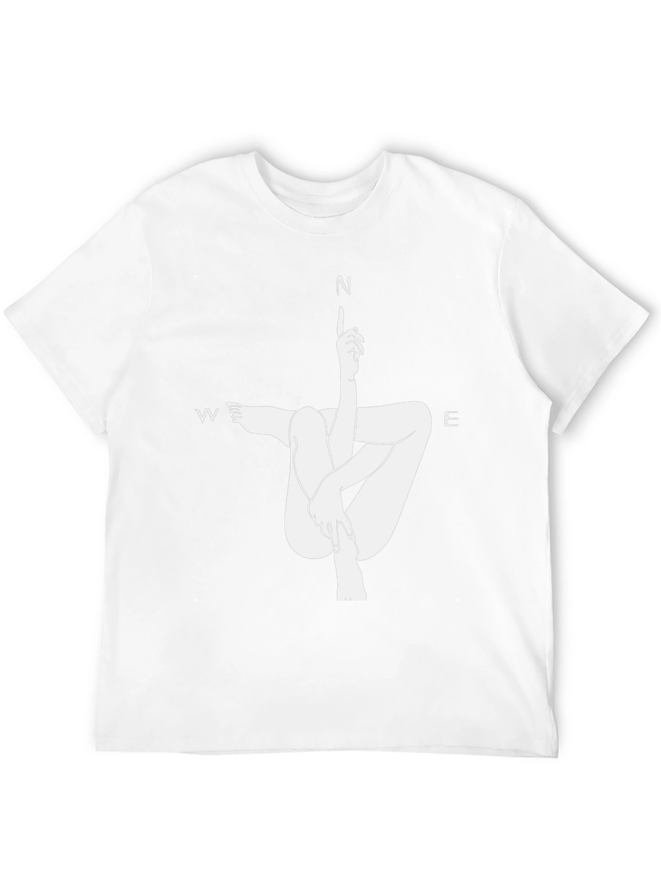 Unique Compass Direction Graphic Tee