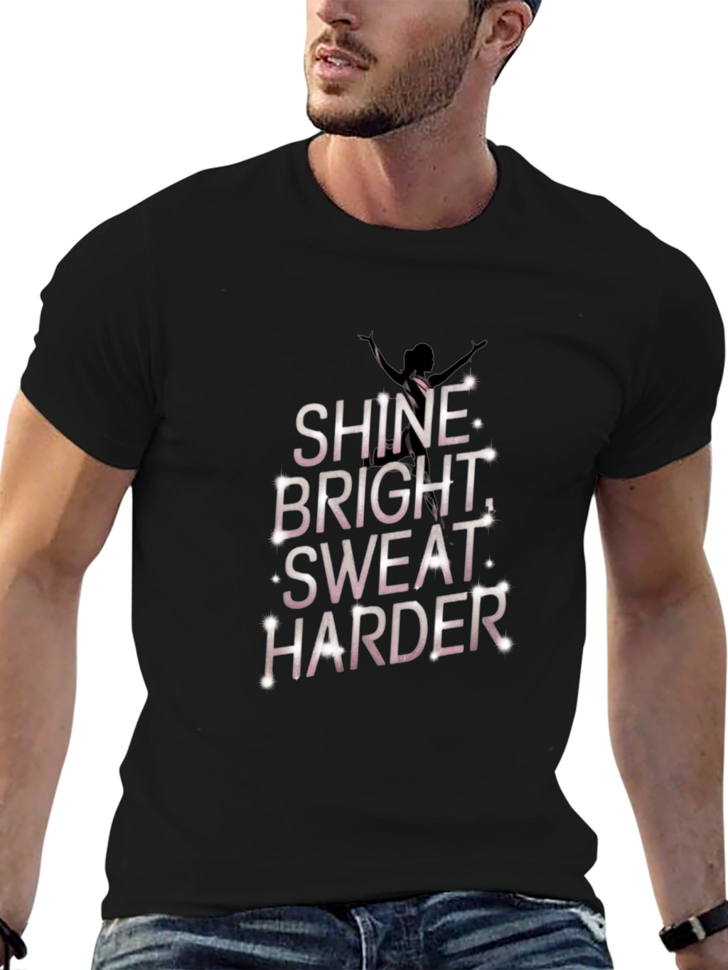 Shine Bright Graphic Tee - Motivational T-Shirt