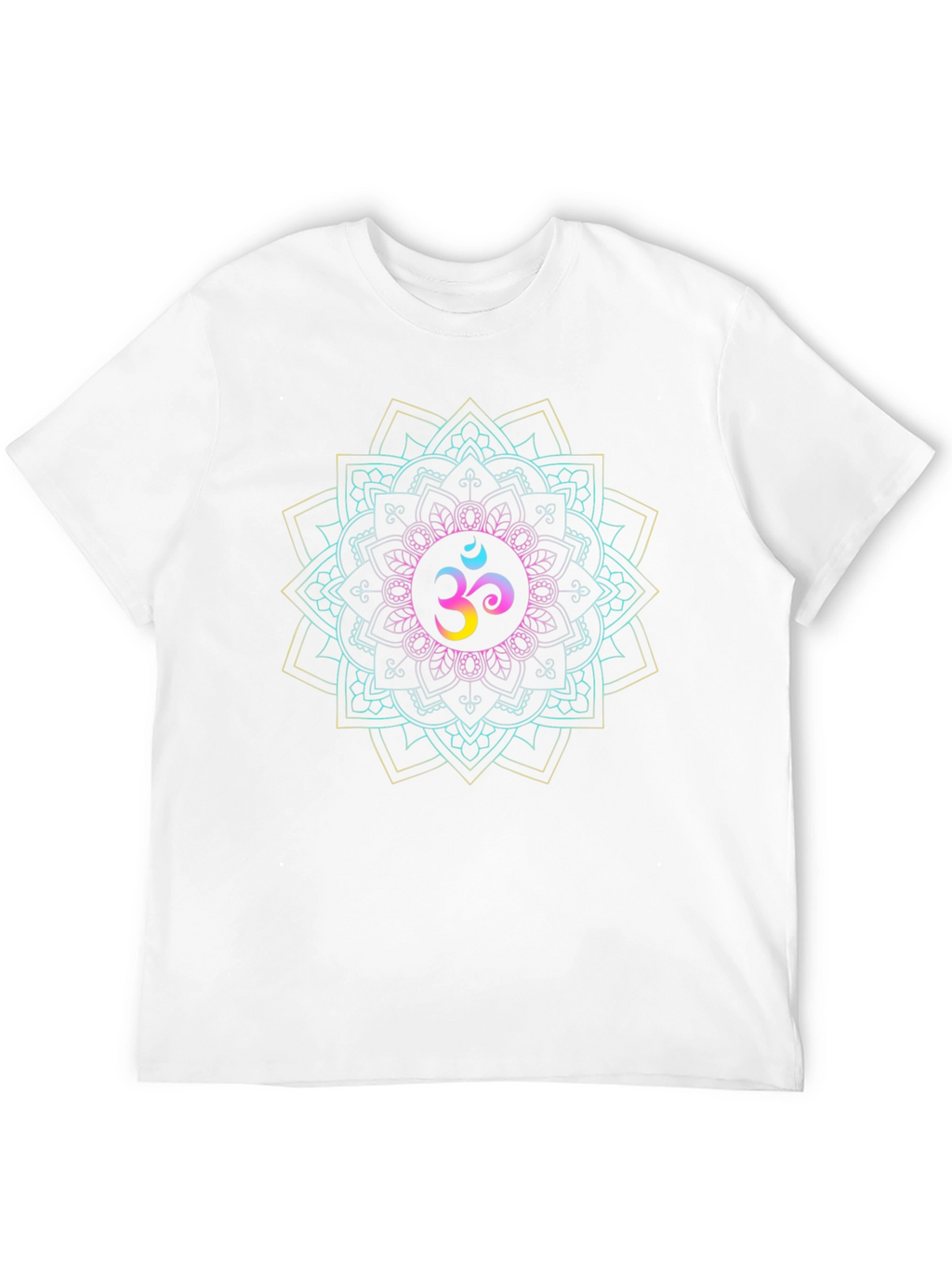 Om Mandala T-Shirt - Spiritual Geometric Design