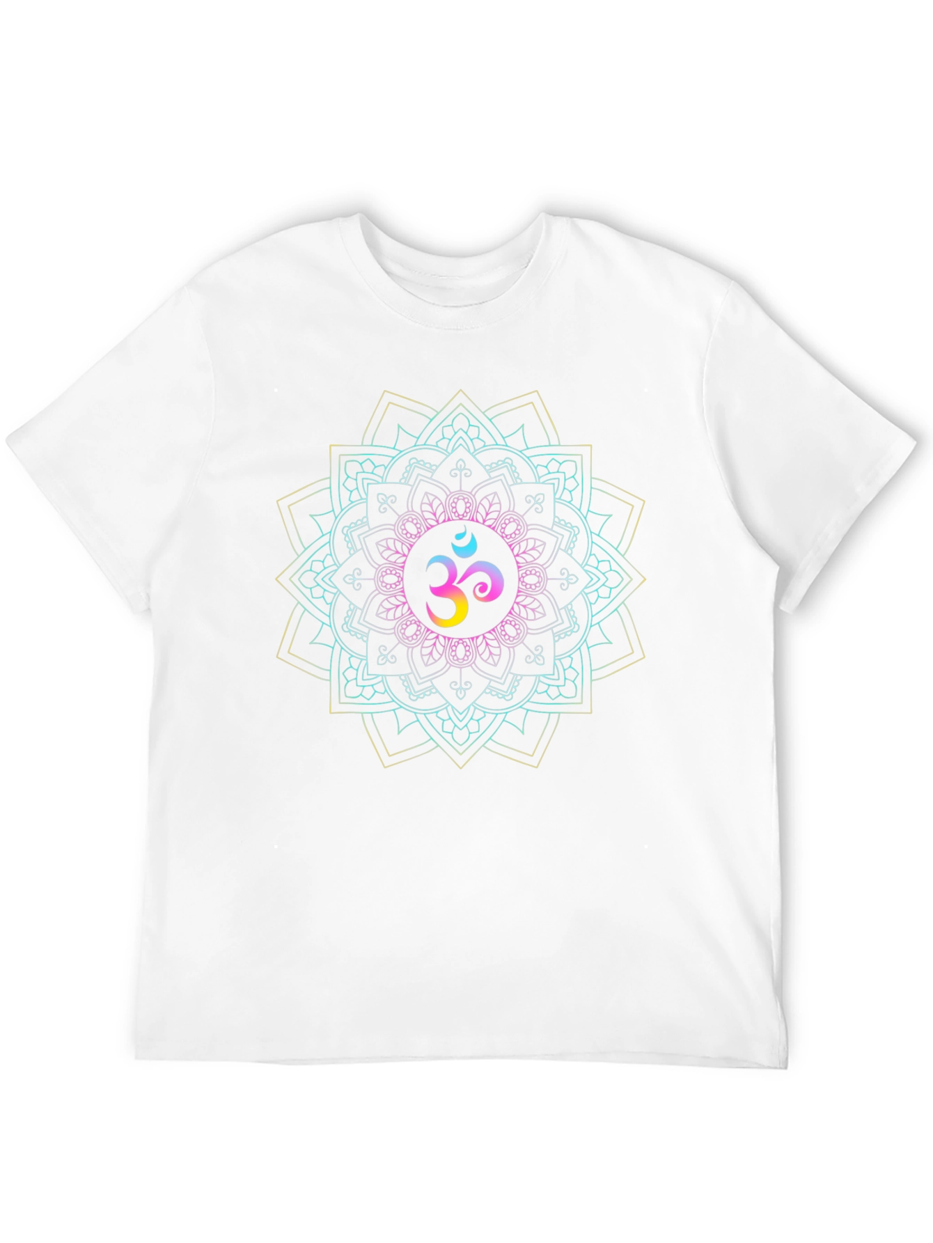 Om Mandala T-Shirt - Spiritual Geometric Design