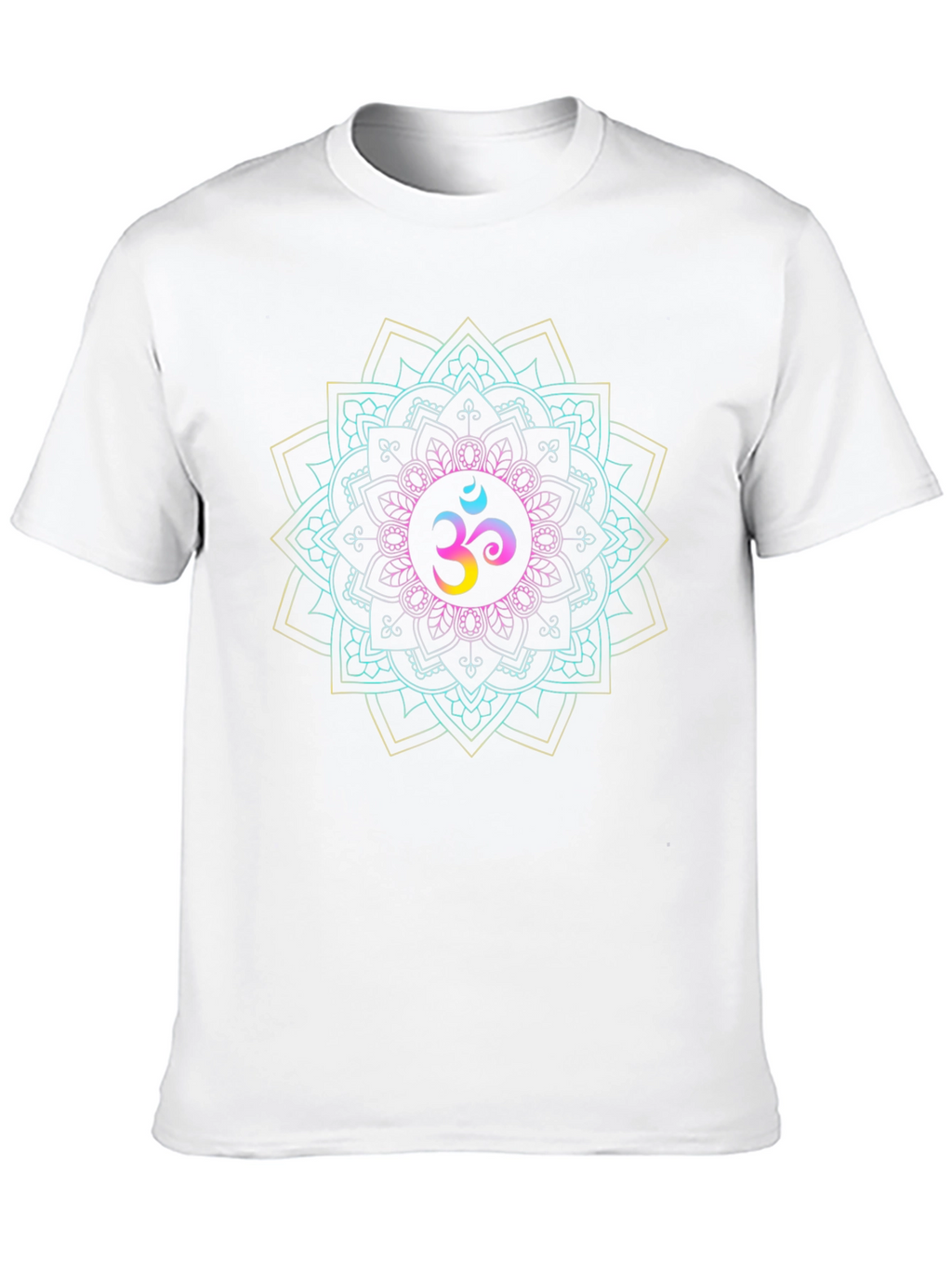 Om Mandala T-Shirt - Spiritual Geometric Design