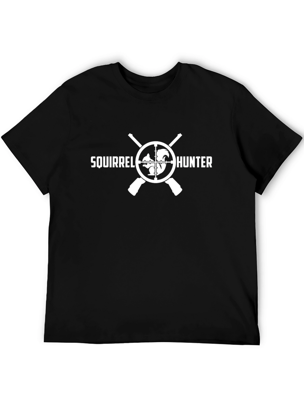 Squirrel Hunter Black T-Shirt