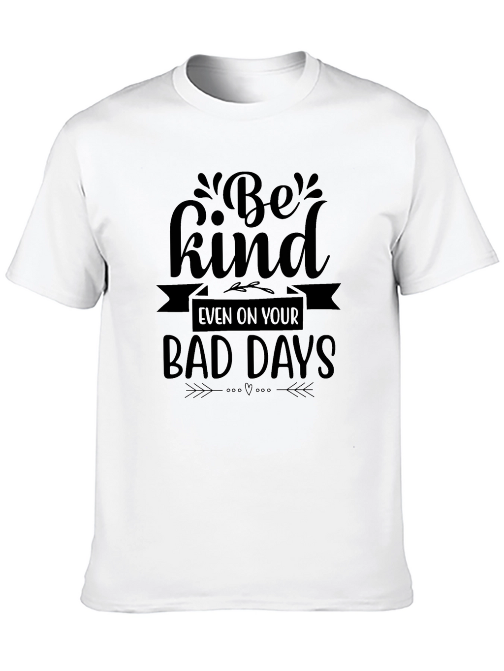 Be Kind Graphic Tee - Black Casual T-Shirt