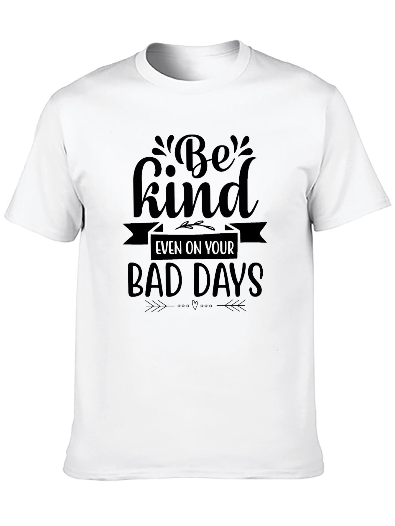 Be Kind Graphic Tee - Black Casual T-Shirt