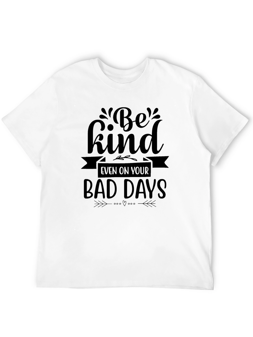 Be Kind Graphic Tee - Black Casual T-Shirt