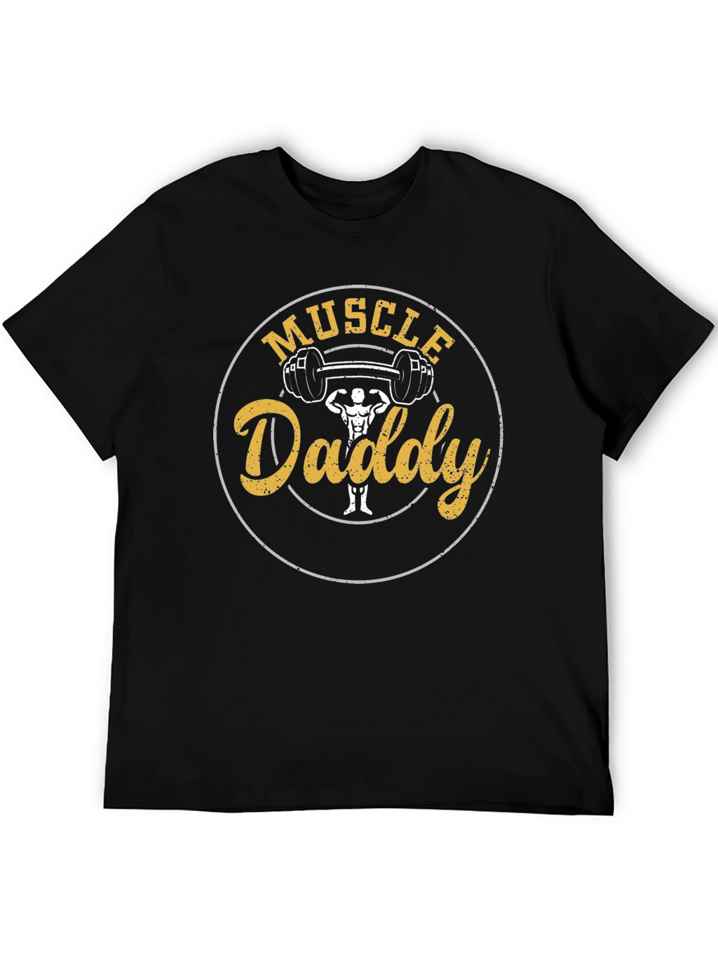 Muscle Daddy Graphic Tee - Black
