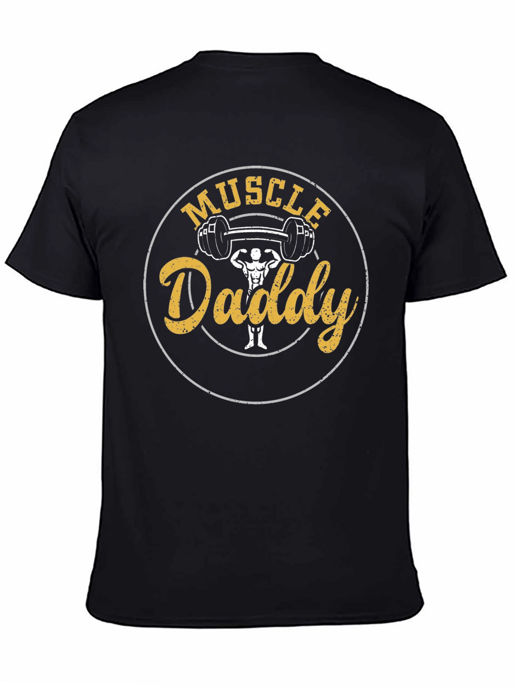 Muscle Daddy Graphic Tee - Black