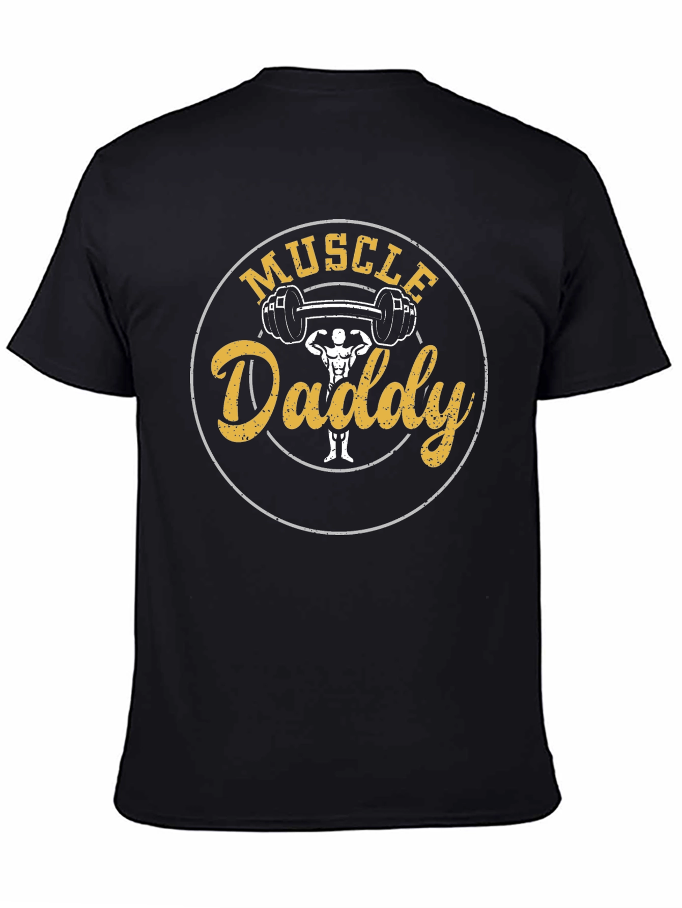 Muscle Daddy Graphic Tee - Black