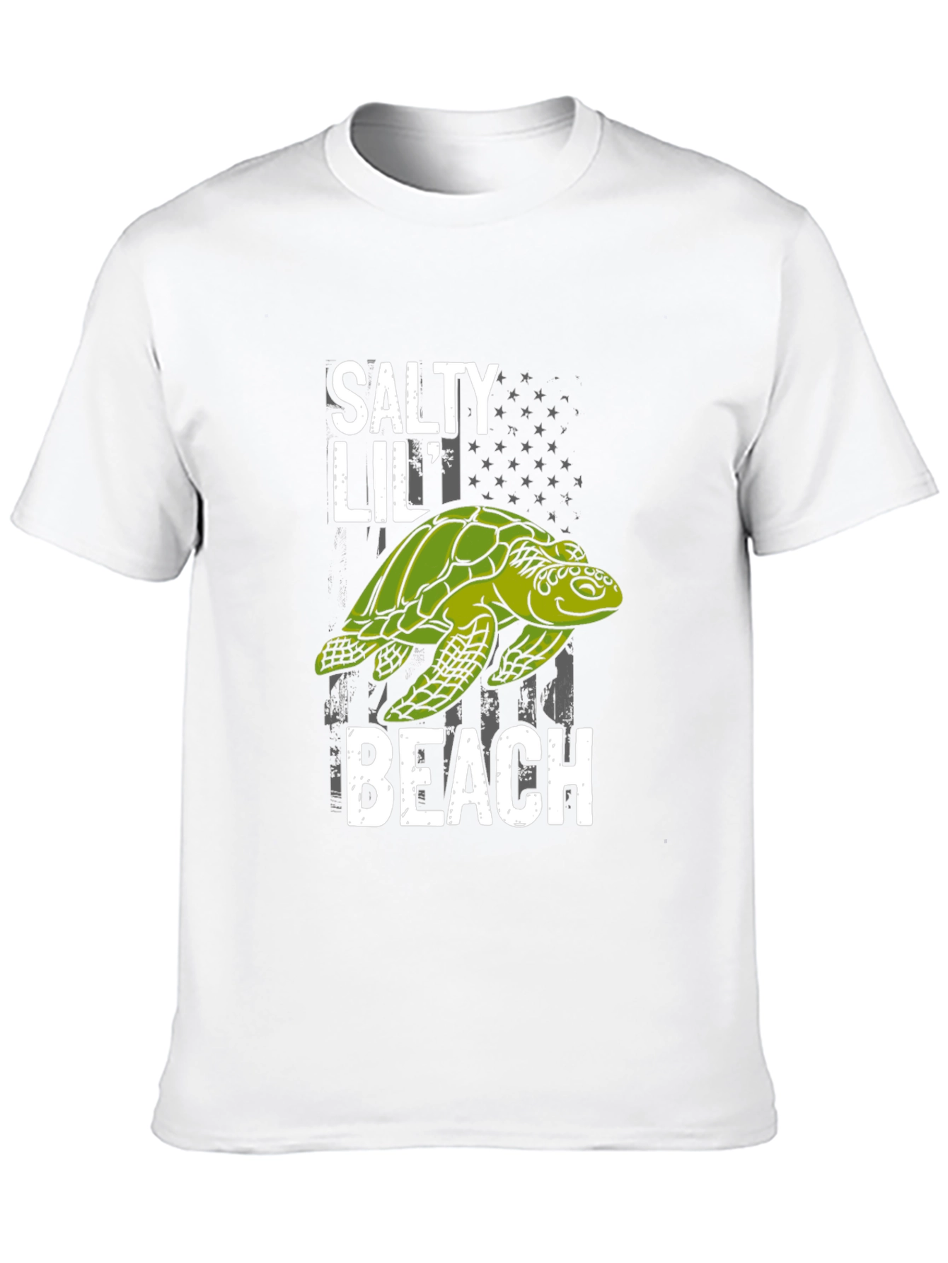 Salty Lil Beach Turtle Graphic Tee
