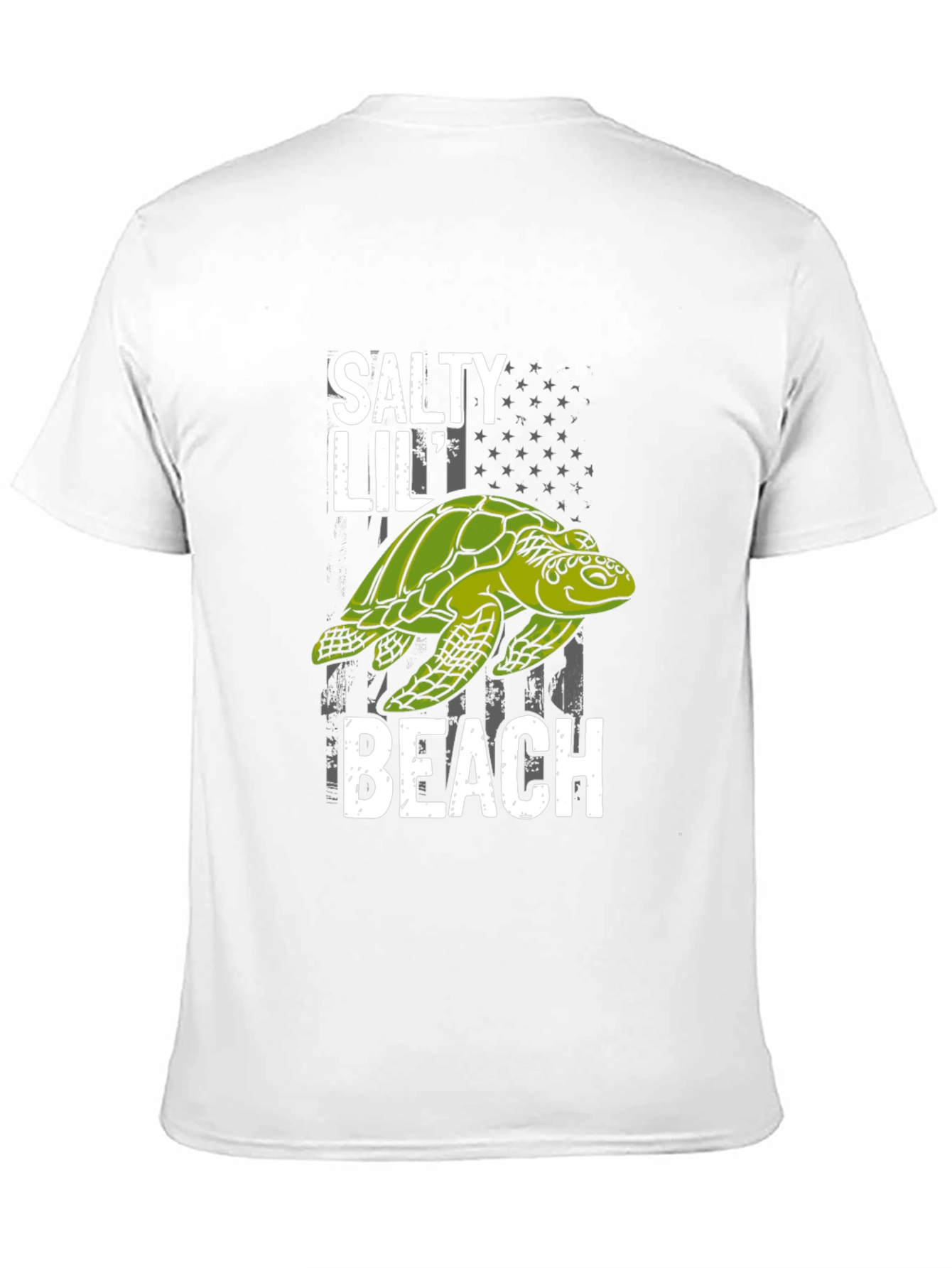 Salty Lil Beach Turtle Graphic Tee