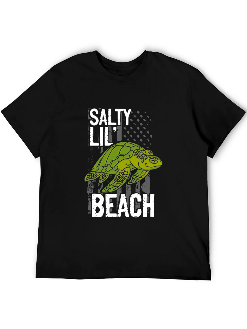 Salty Lil Beach Turtle Graphic Tee