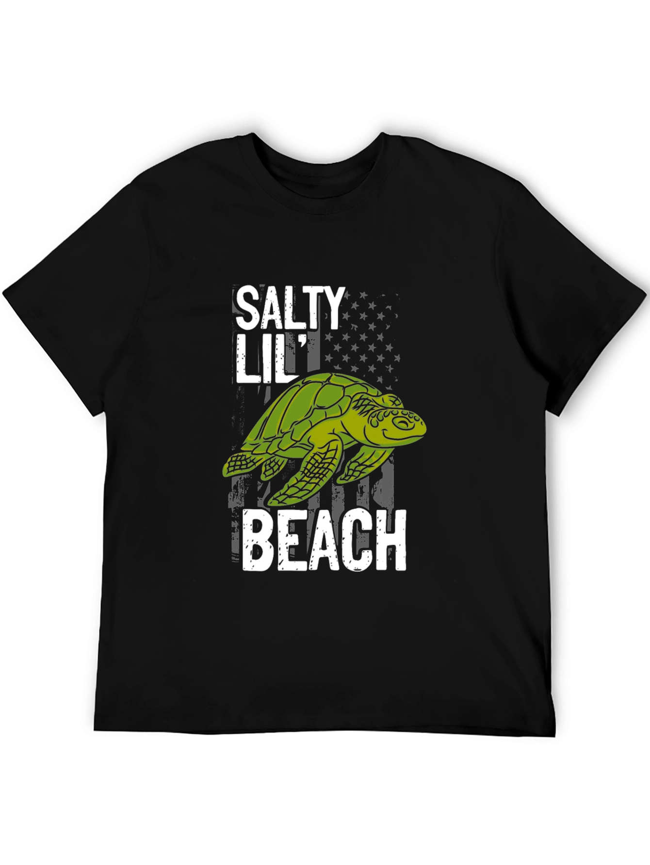 Salty Lil Beach Turtle Graphic Tee