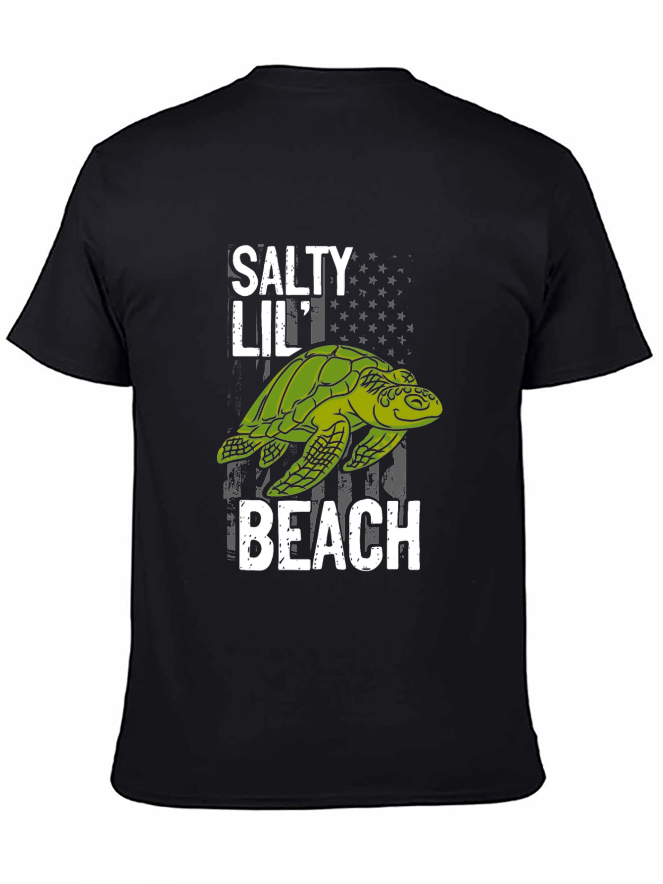 Salty Lil Beach Turtle Graphic Tee