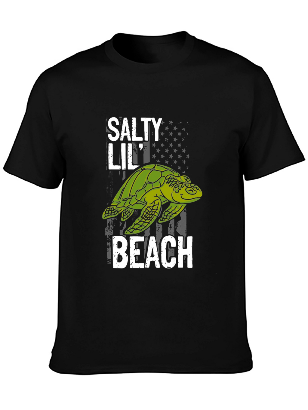 Salty Lil Beach Turtle Graphic Tee